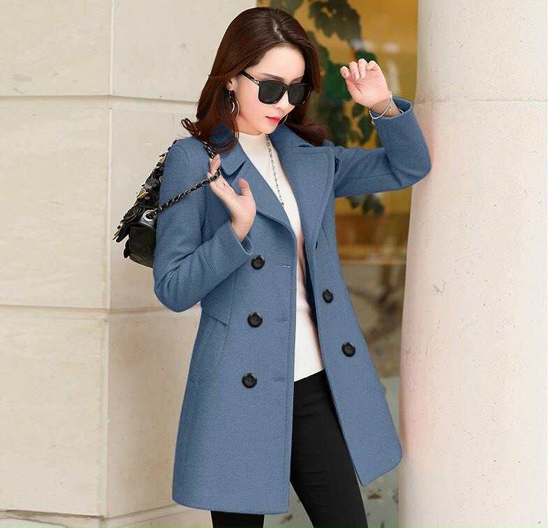 Áo Khoác Dạ Cổ Vest - AOKHOAC62